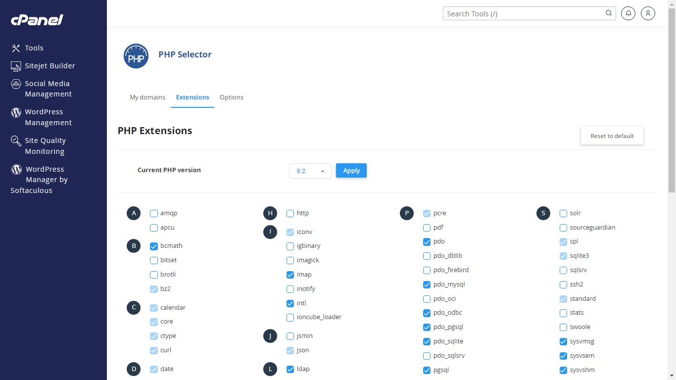 Diferencias entre PHP Version y MultiPHP en cPanel 2